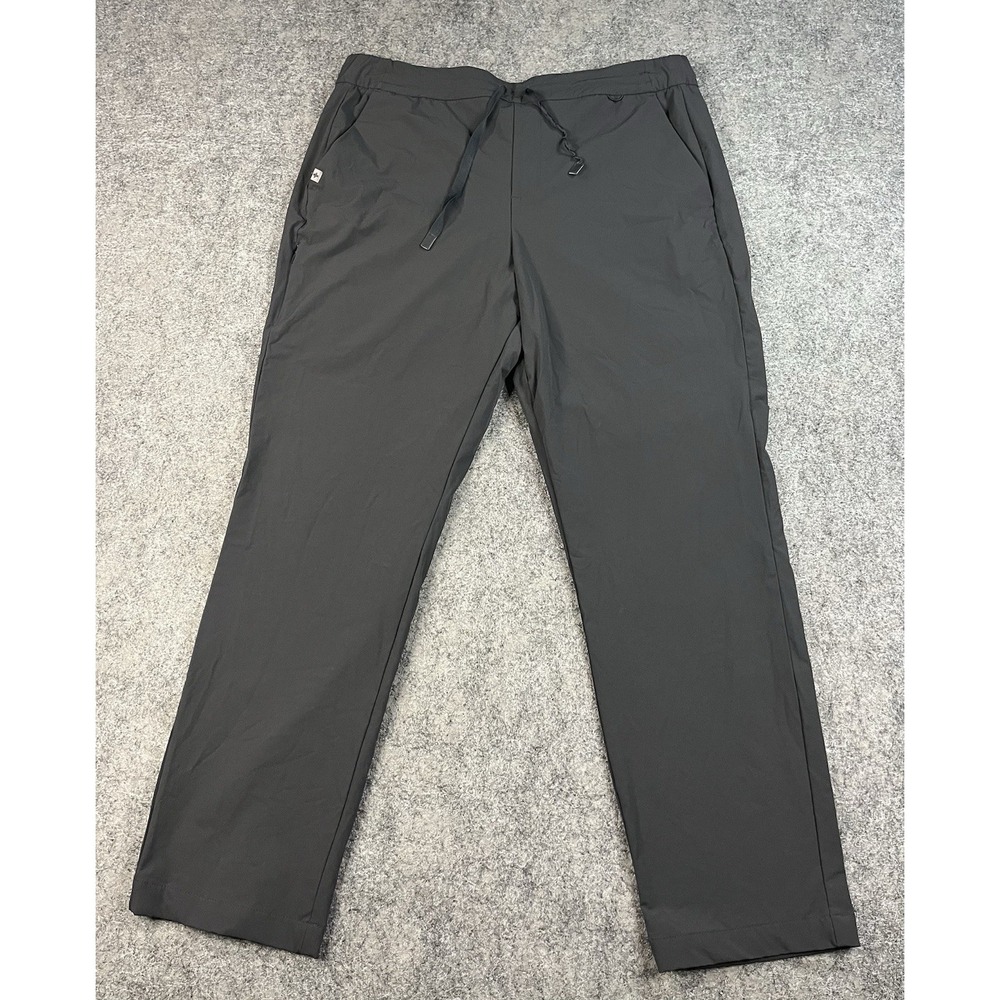Figs Women's Straight Fit Scrubs Pants Size XL Technical Collection  Black